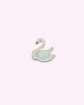 Sticker Métal Cygne blanc