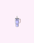 Sticker Métal Cup Mauve