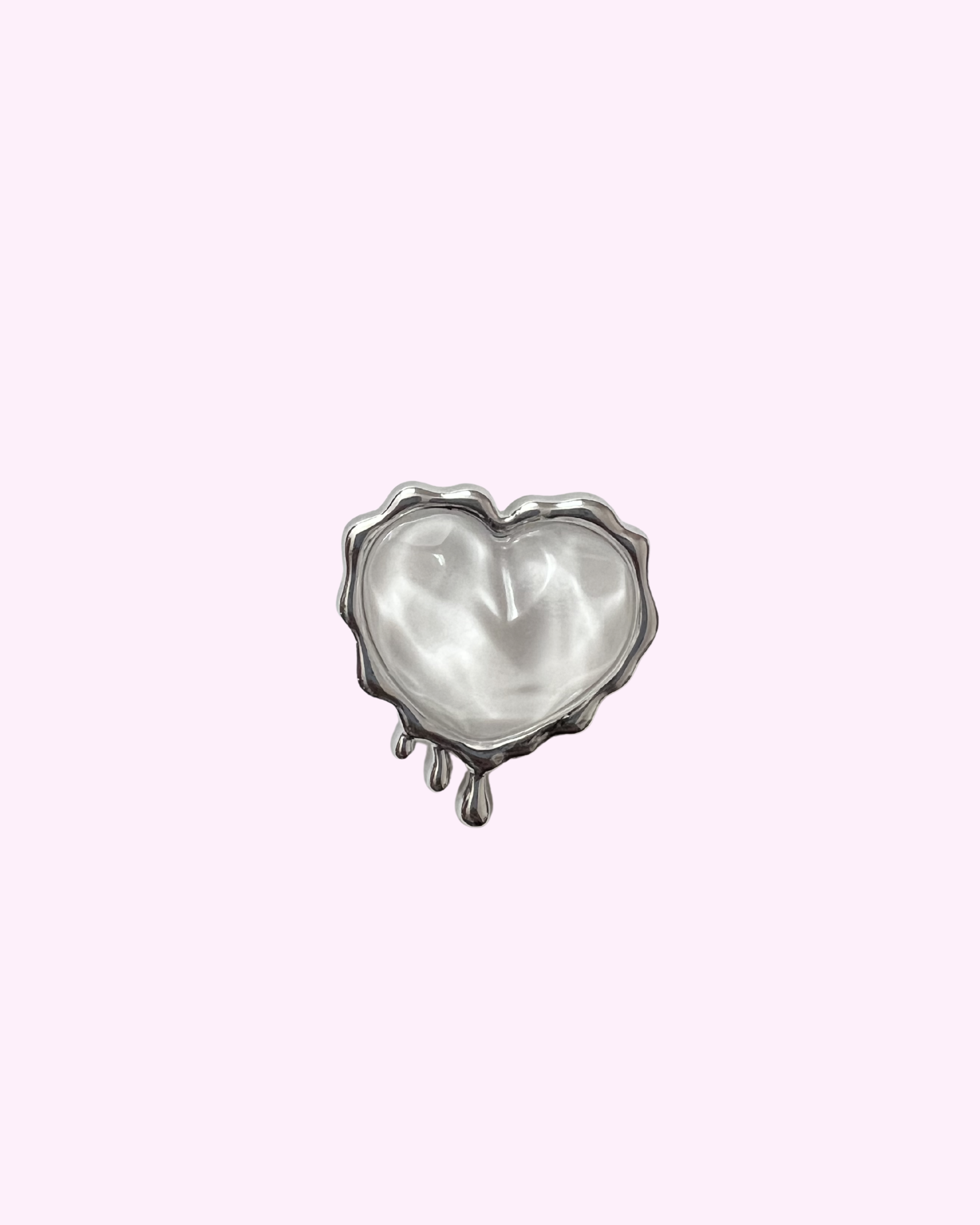 Pin’s Coeur givré