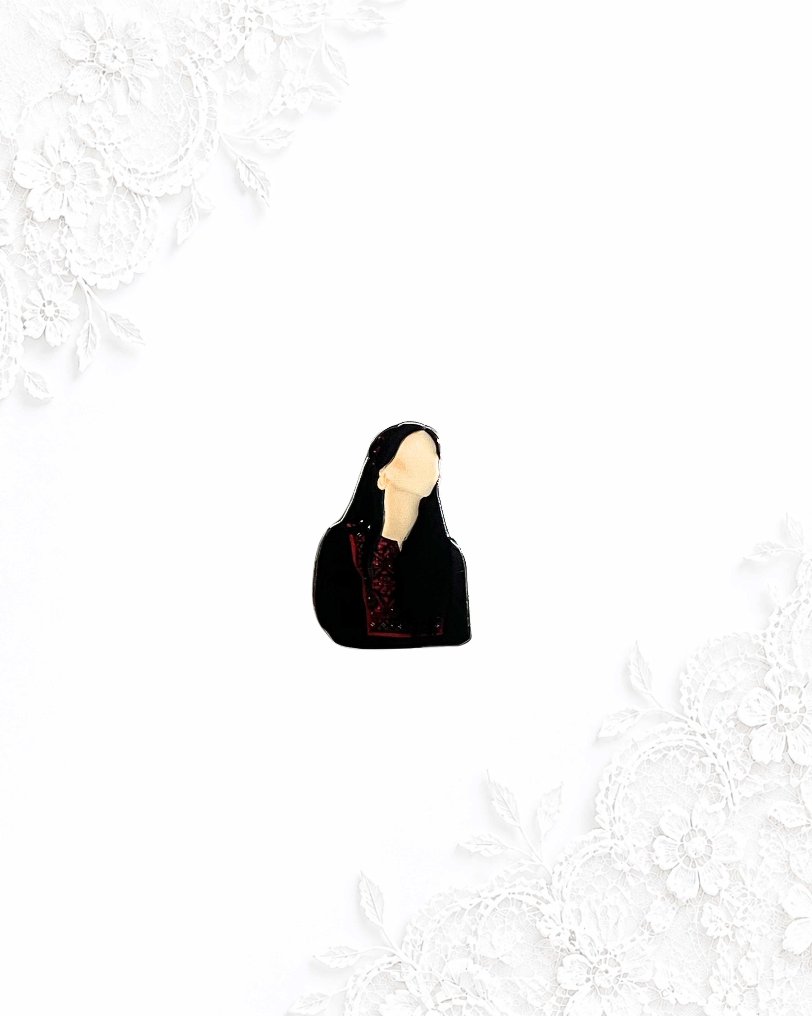 Metal Sticker - Palestinian Woman