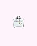 Sticker Métal Sac Blanc