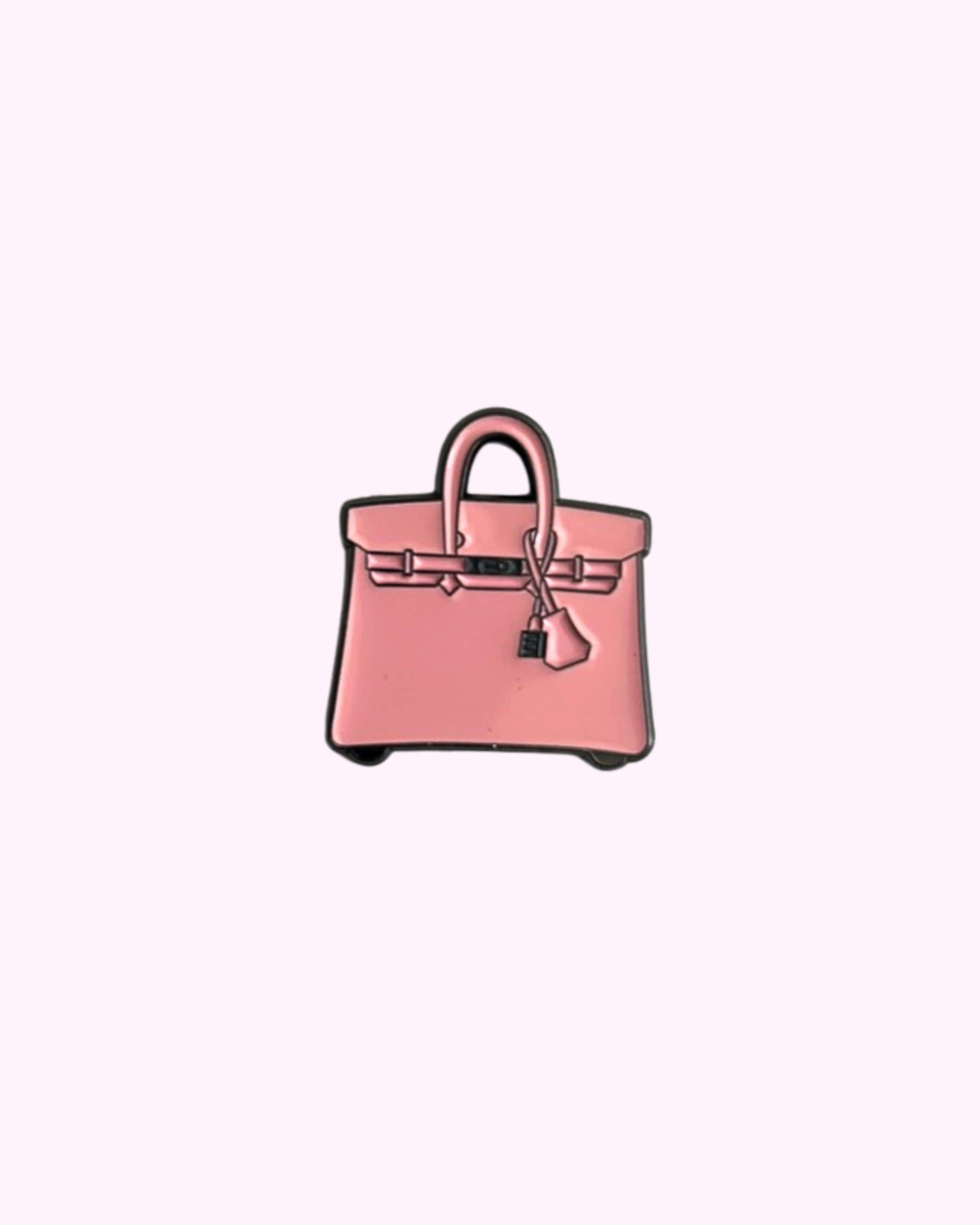 Metal Sticker - Pink Bag