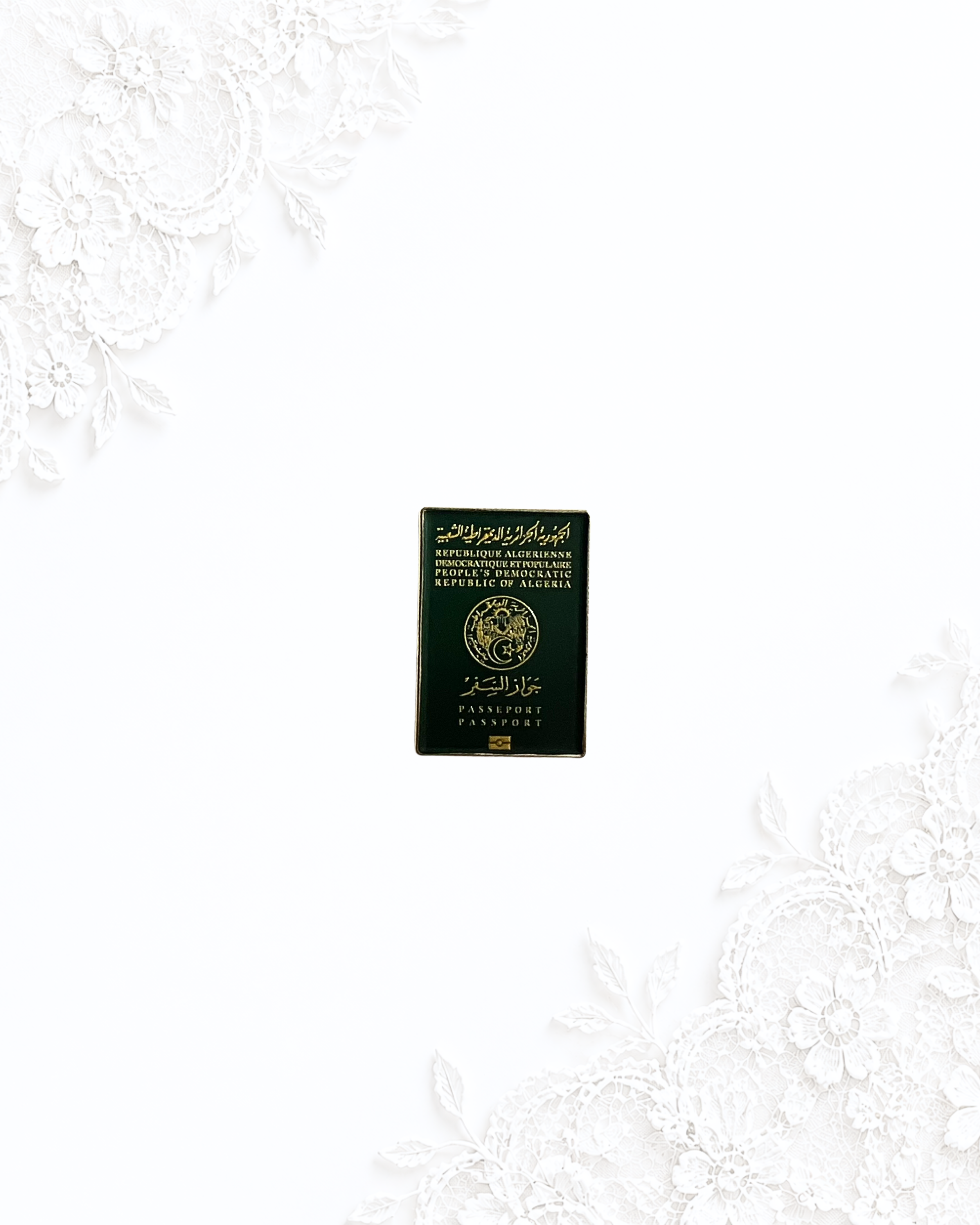 Sticker Métal Passeport Algérie
