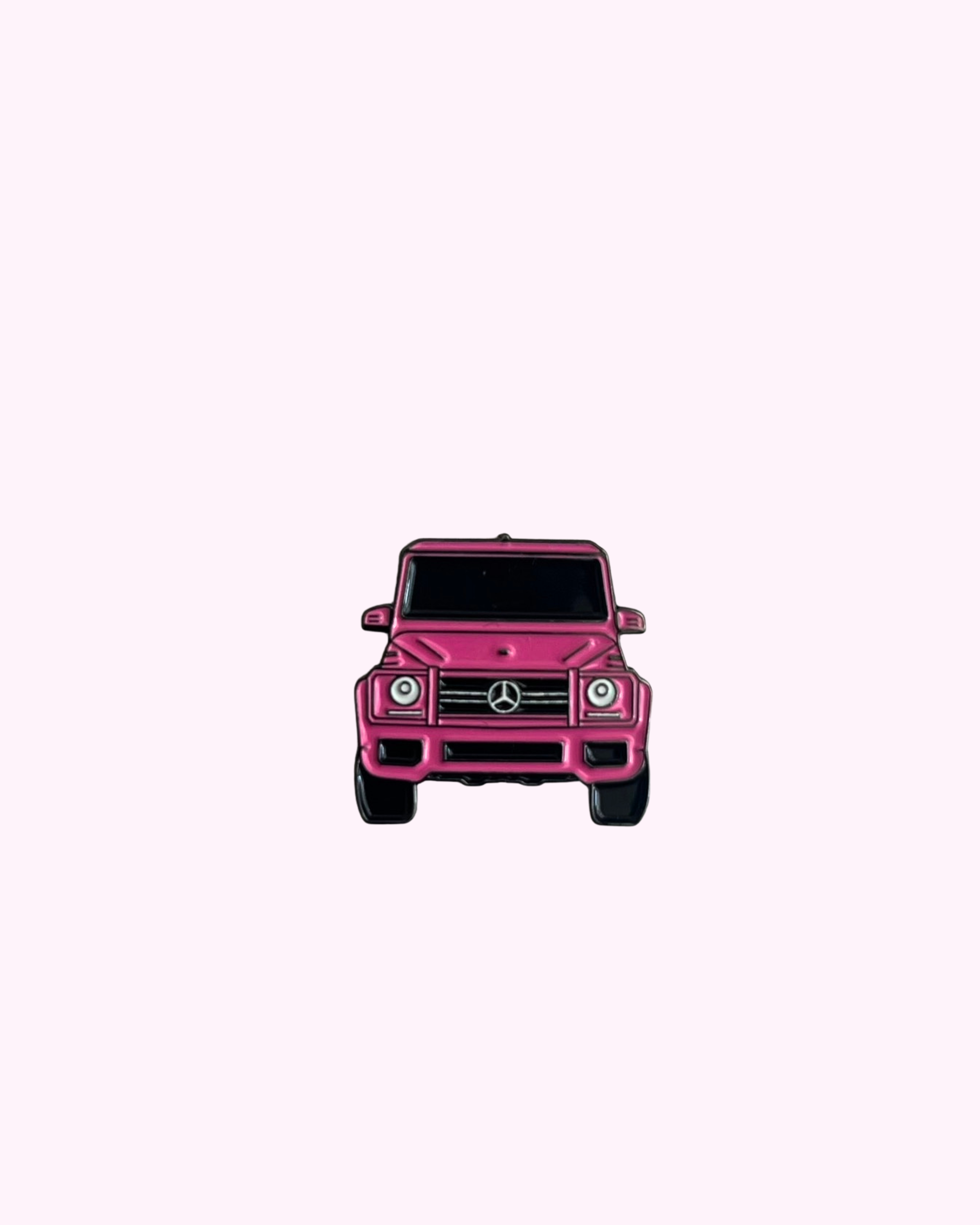 Metal Sticker – Fuchsia Car
