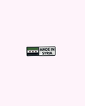 Sticker Métal immatriculation Syrie