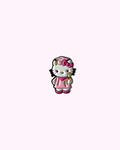 Sticker Métal Hello kitty diplômé