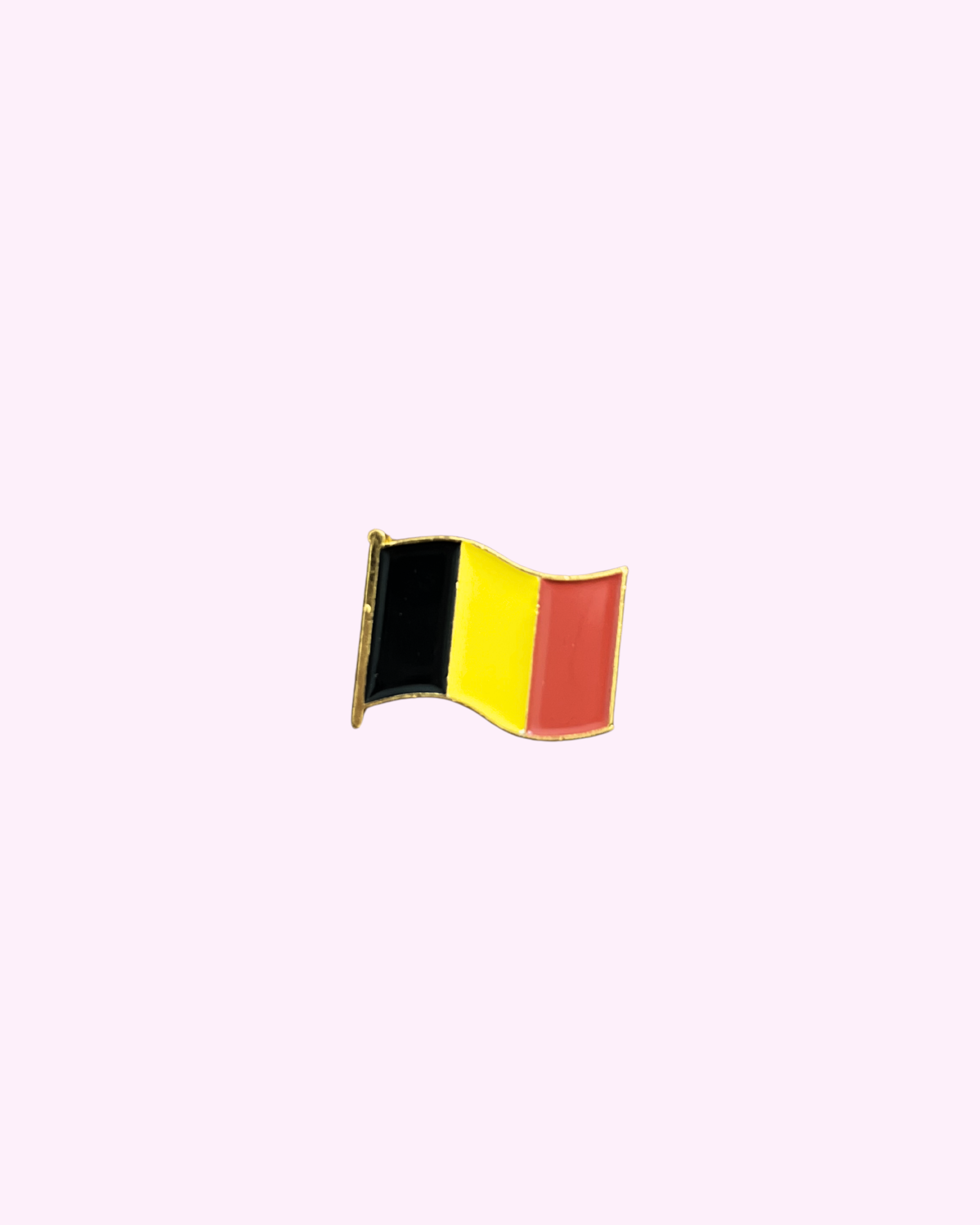 Sticker Métal Drapeau Belgique