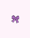 Sticker Métal Noeud Violet