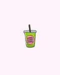 Sticker Métal Matcha Cup