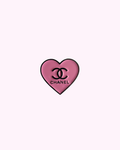 Sticker Métal Cœur