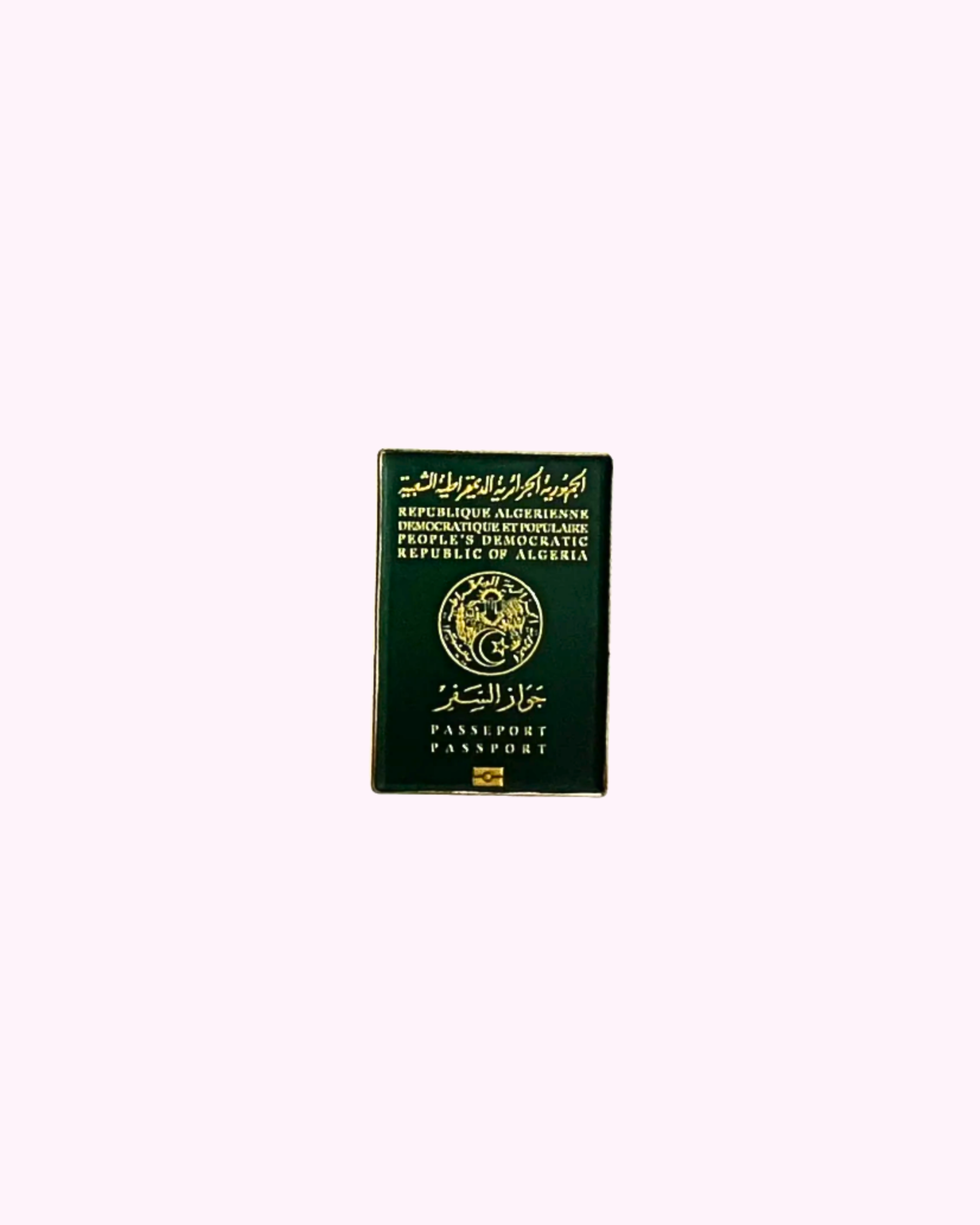 Sticker Métal Passeport Algérie