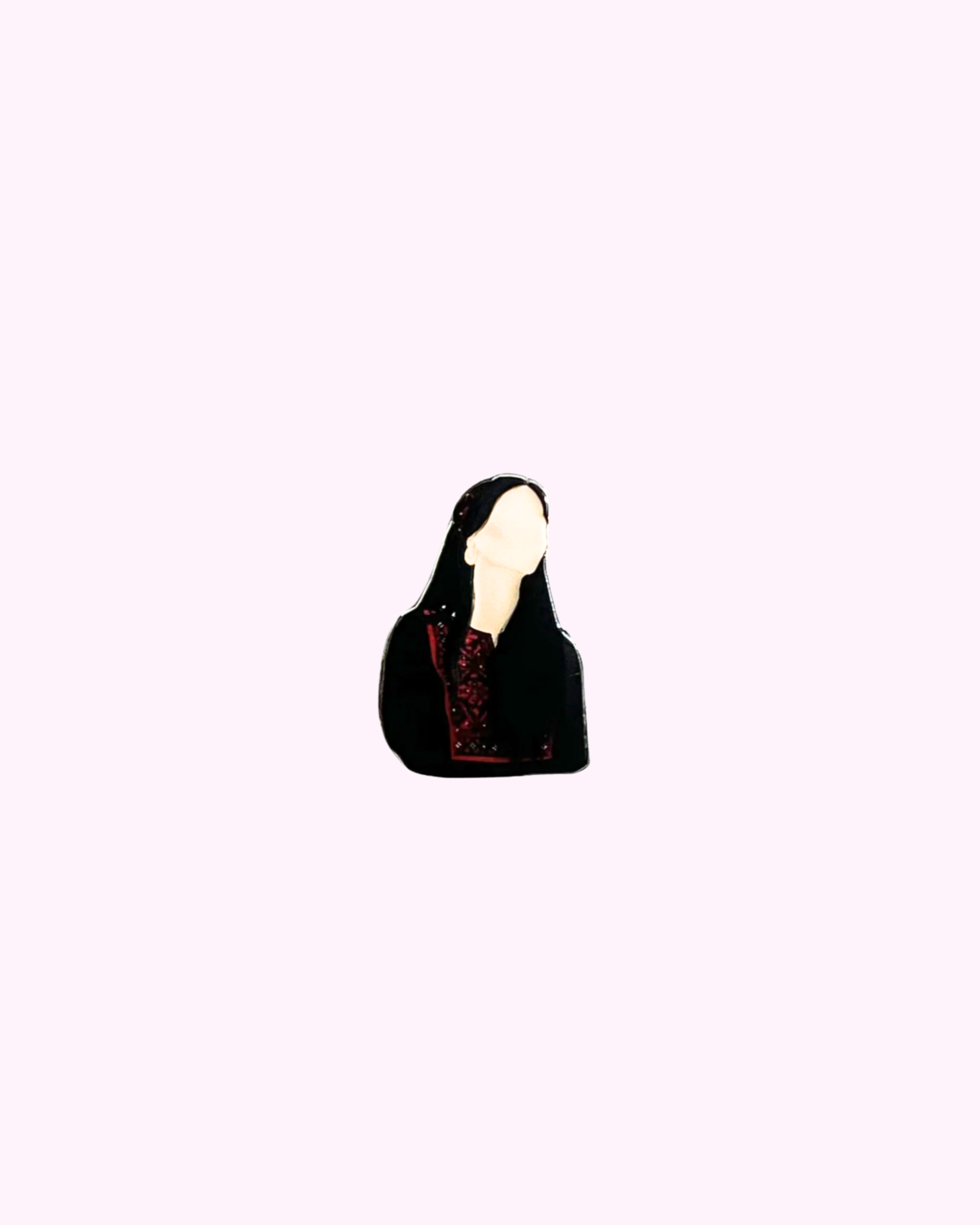 Sticker Métal Femme Palestinienne